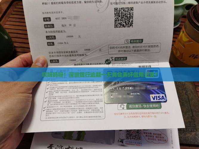 深圳银行逾期一天会对信用记录有什么影响