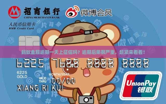 蚂蚁金服逾期一天上征信吗