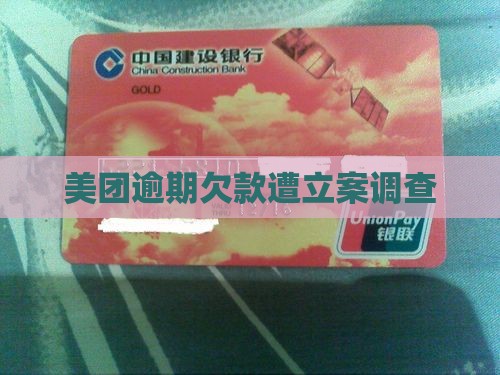 美团月付欠款被立案是什么意思