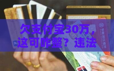 欠支付宝30万元犯法吗
