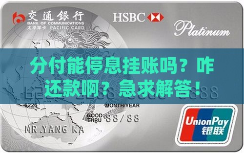 分付可以停息挂账吗怎么还款