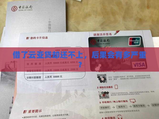 还不上云亚贷会怎么样