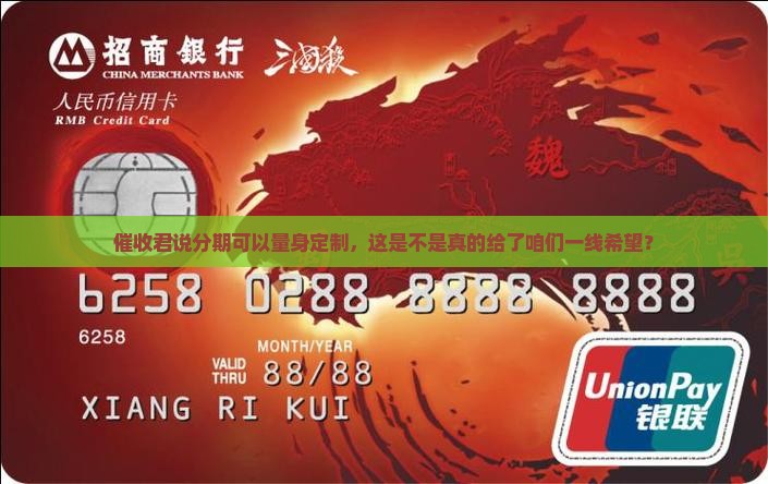 催收说能个性化分期是真的吗
