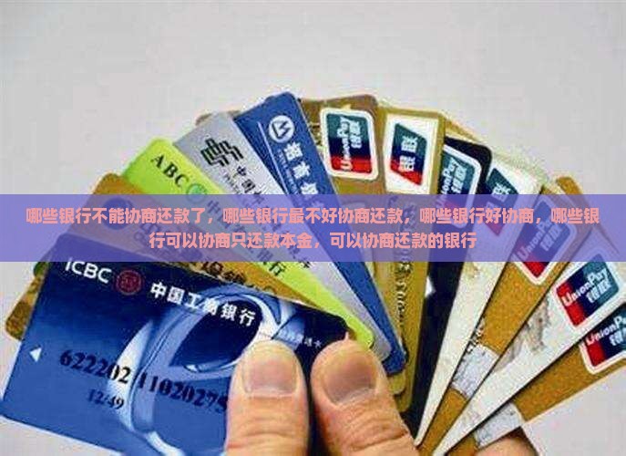 哪些银行不能协商还款