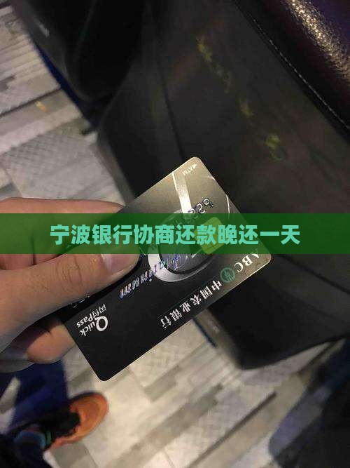 宁波银行协商还款晚还一天