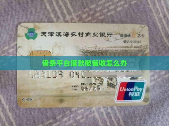 借条平台借款被催收怎么办