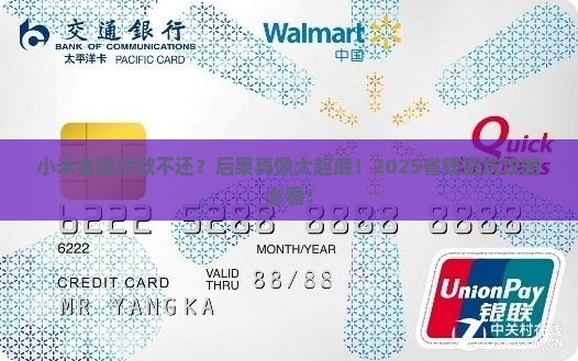 小米金融贷款不还的后果