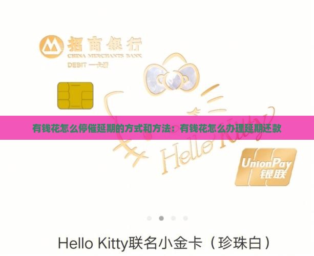 有钱花怎么停催延期的方式和方法
