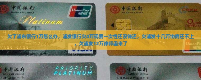 欠了浦东银行1万怎么办