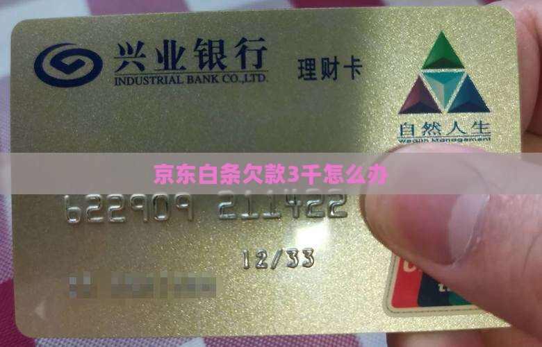 京东白条欠款3千怎么办