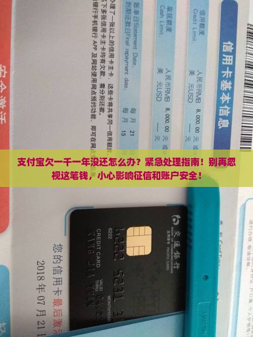 支付宝欠一千一年没还怎么办