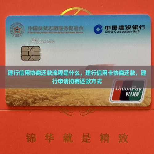建行信用协商还款流程