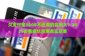 欠支付宝3000不还会有什么后果 欠支付宝3000不还会有什么后果