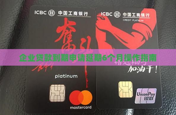 企业贷延期6个月如何操作