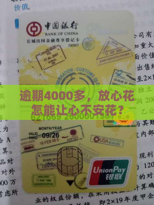 放心花逾期4000多怎么办 放心花逾期4000多怎么办