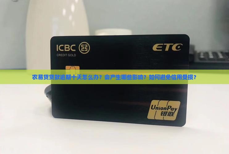 农易贷贷款逾期十天如何处理