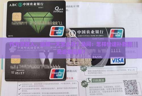 贷款逾期一天如何补救资料
