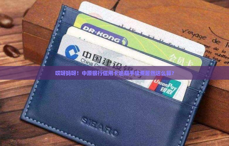 中原银行信用卡逾期手续费如何计算