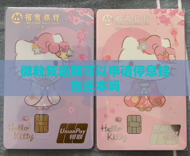 微粒贷欠款是否可以停息还本
