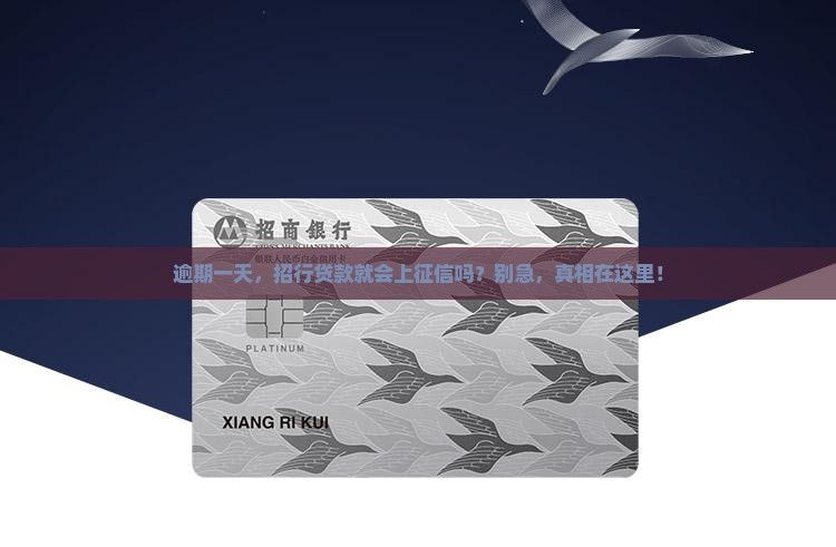 招商银行贷款逾期一天会上征信吗