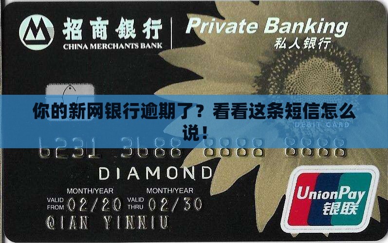 新网银行逾期通知短信内容及格式示例