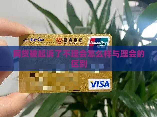 网贷起诉不理会后果严重吗