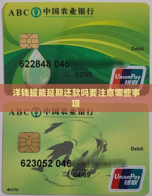 洋钱罐能延期还款吗要注意哪些事项