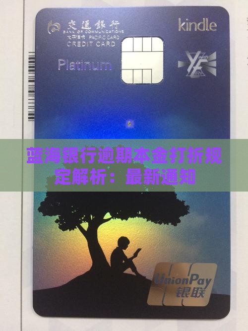 蓝海银行逾期本金打折规定解析