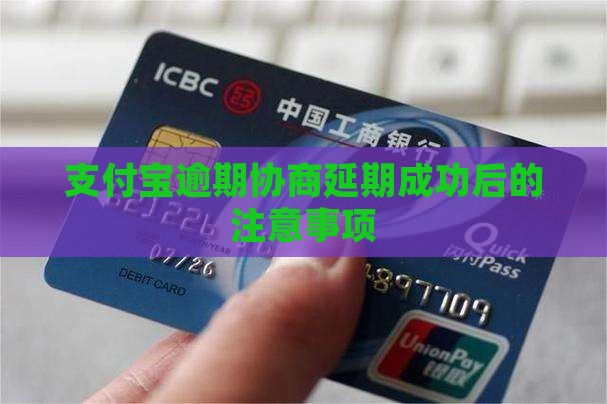 支付宝协商延期成功后的注意事项