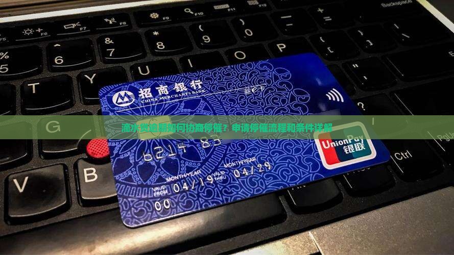 申请停催滴水贷流程和条件详解