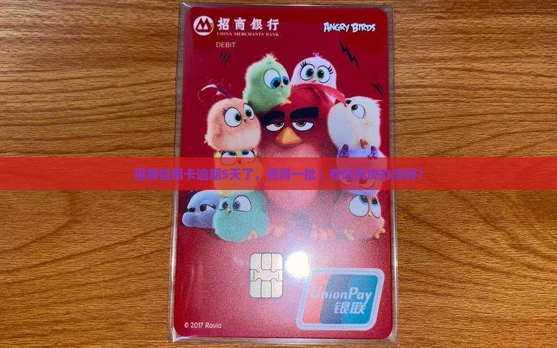 招商信用卡逾期了五天怎么办