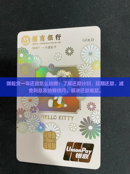 信用卡一年还款怎么协商