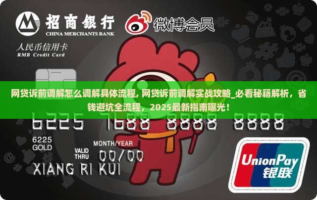 网贷诉前调解怎么调解具体流程