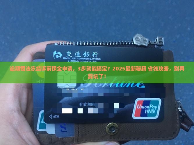 逾期司法冻结诉前保全的申请流程详解