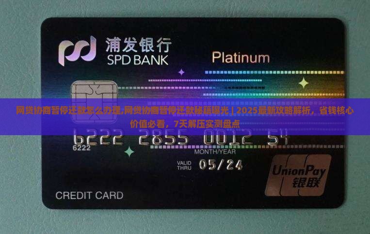 网贷协商暂停还款怎么办理
