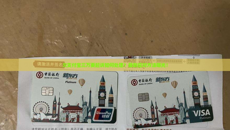 欠支付宝三万要起诉如何处理