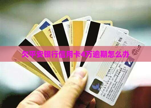 欠平安银行信用卡4万逾期怎么办