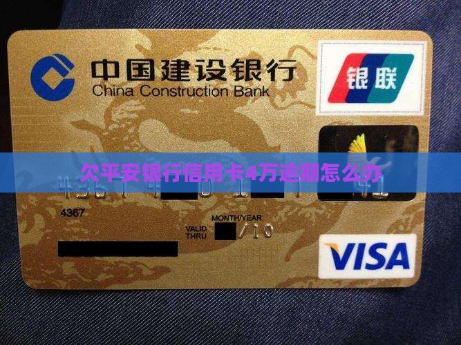 欠平安银行信用卡4万逾期怎么办