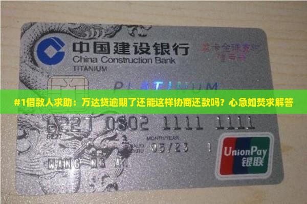 万达贷逾期协商还款