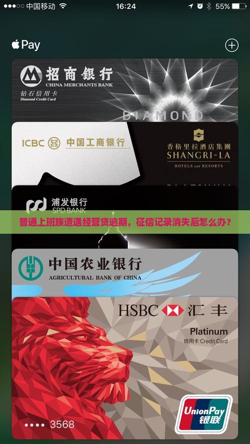 经营贷逾期征信没有了应该怎么办
