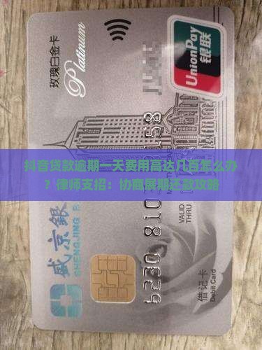 抖音月付逾期一天费用好几百啊该怎么办