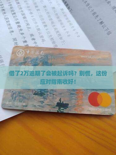 放心借2万逾期多久会被起诉呢如何应对