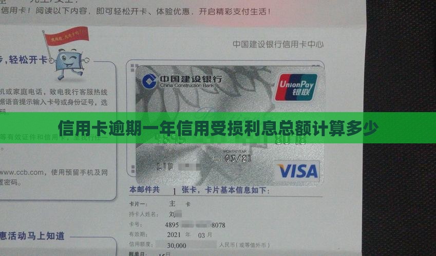 信用卡逾期一年利息多少需要缴纳