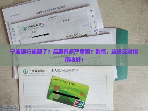 宁波银行逾期后果怎么样及应对措施