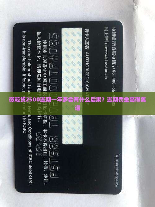微粒贷2500逾期一年多会有什么后果