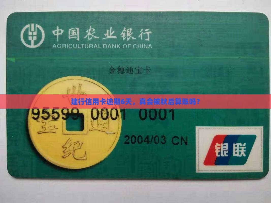 建设银行信用卡逾期6天后会有什么后果