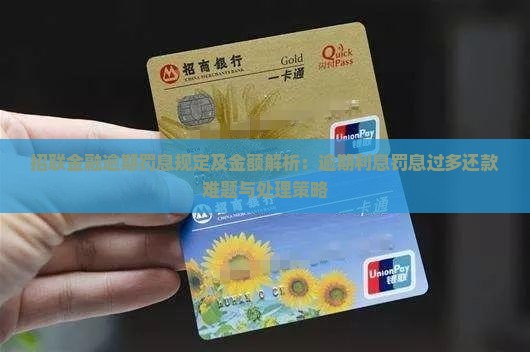 招联金融逾期罚息规定及金额解析