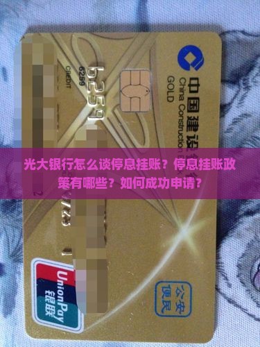 光大银行怎么谈停息挂账策略