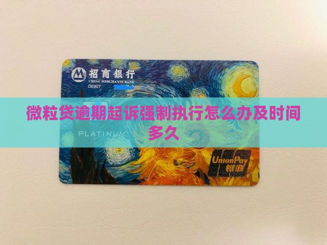 微粒贷逾期起诉强制执行