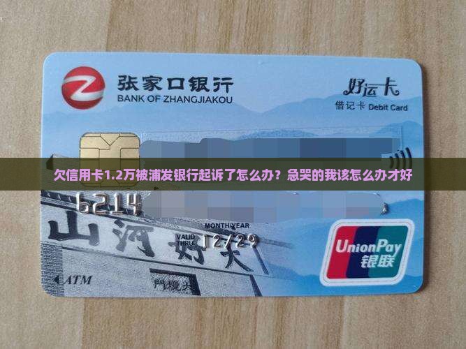 浦发银行欠信用卡一万二本金起诉会怎么处理